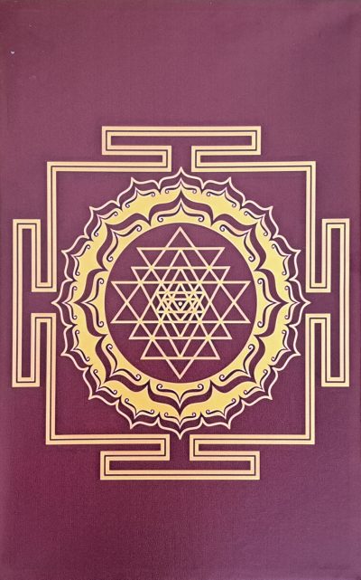 Sri Yantra på treramme 35x55 2 stk kr 375